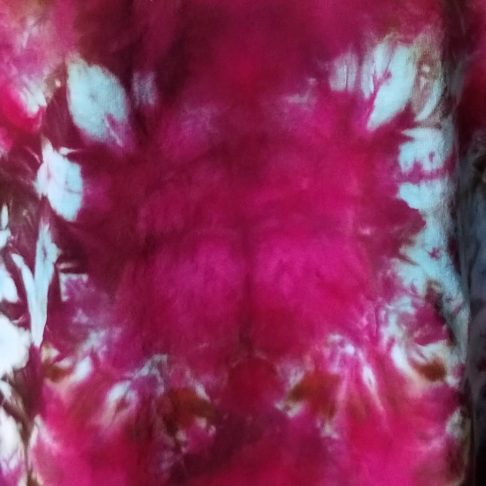 1X Tie Dye Tank Top Scrunch Designs - Picture 6 of 6